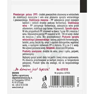 Kaliumdisulfiitti 10 g – photo 2