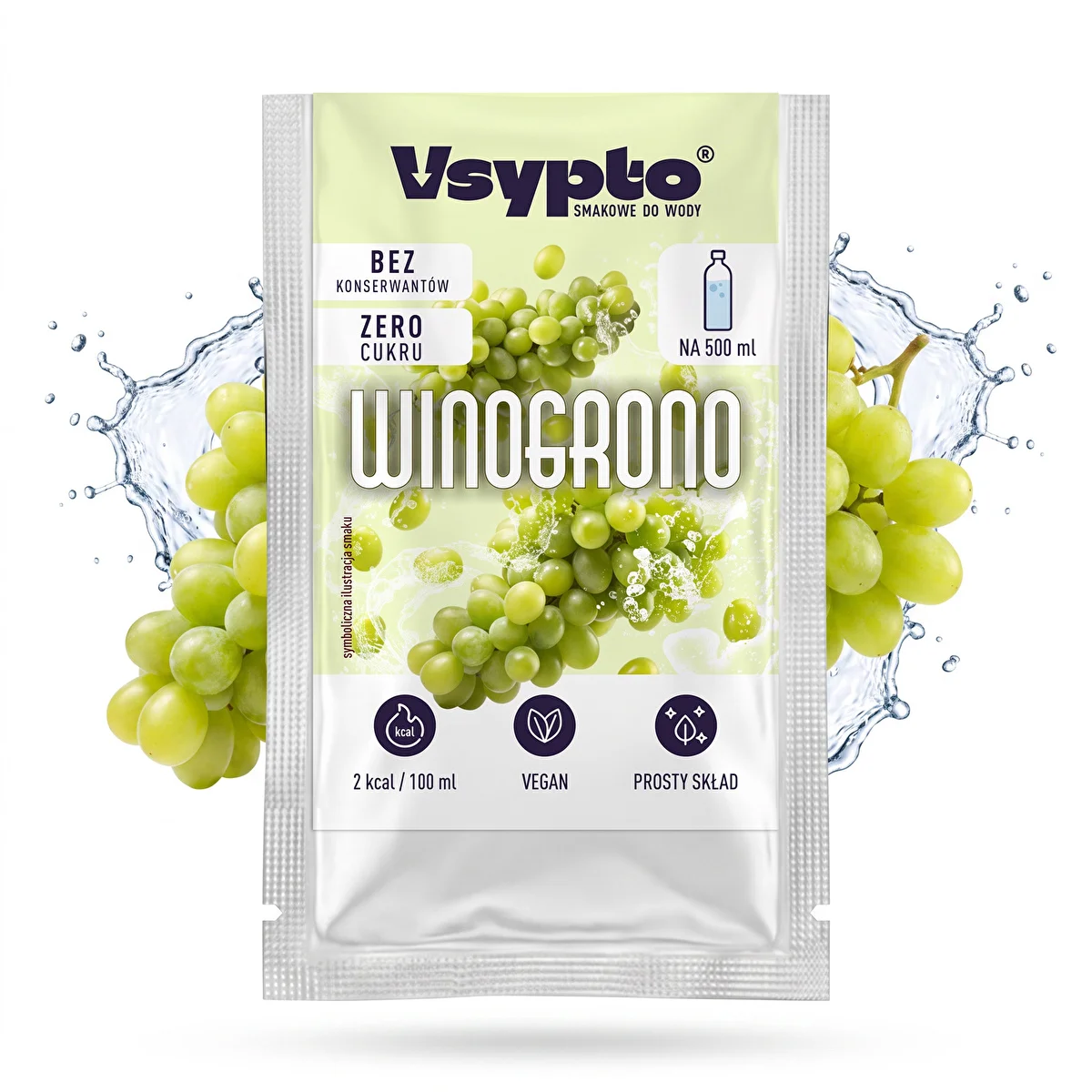 VSYPTO, viinirypäleen maku, 3 g