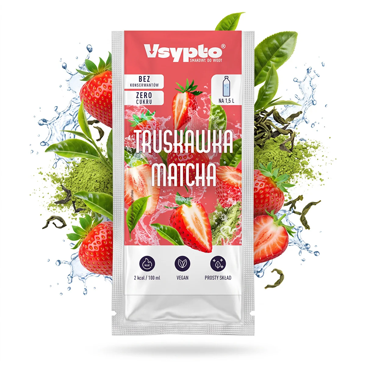 VSYPTO mansikka-matcha, 9 g