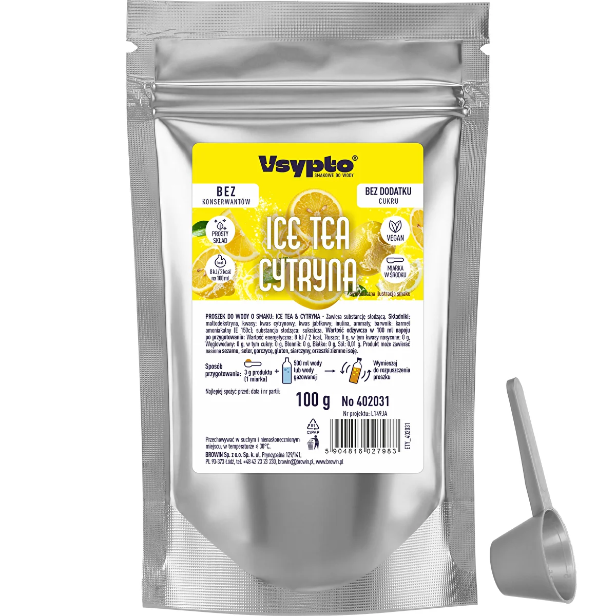VSYPTO Ice Tea Sitruuna, 100 g