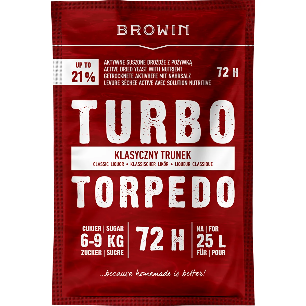 Tislaushiiva Turbo Torpedo 72h 21% - 120 g