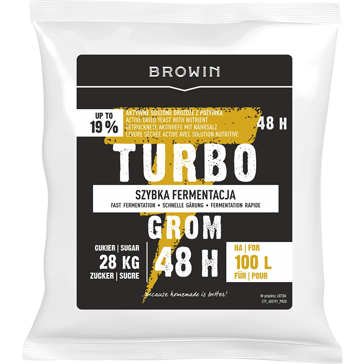 Tislaushiiva Turbo Grom 48h 100L