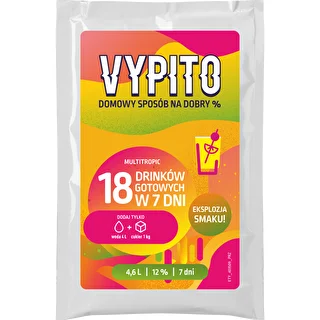 VYPITO 12%, annospussi 18 drinkkiä varten – Multitropic, 126g