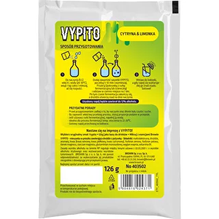 VYPITO 12%, pussi 18 juomalle - Sitruuna & lime, 126 g – photo 2
