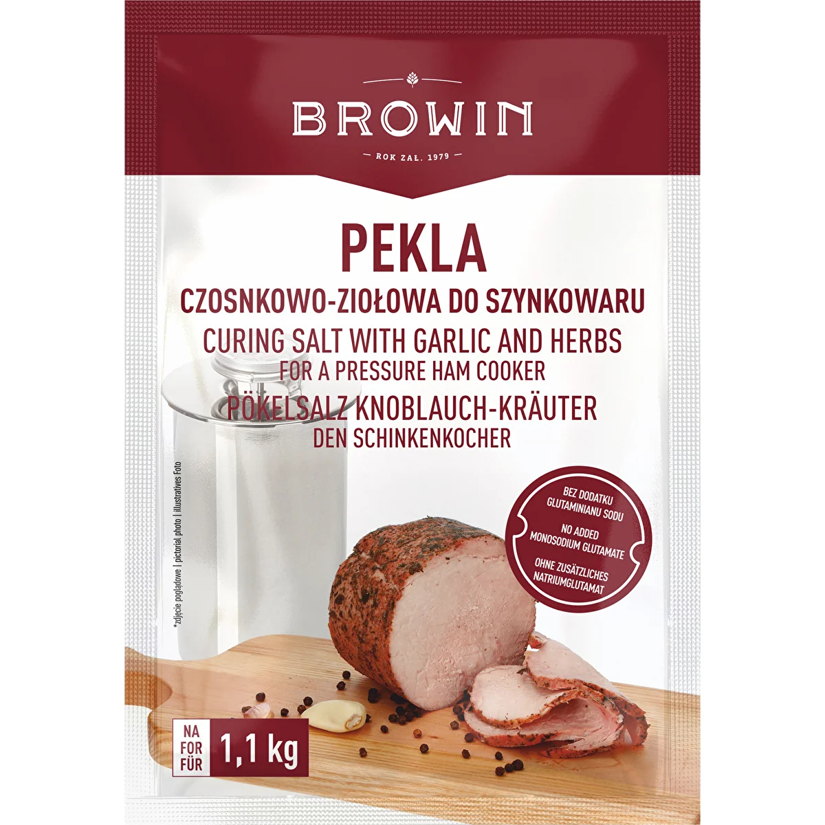 Peklosuola Pekla valkosipuli-yrtti kinkkupuristimelle, 100 g