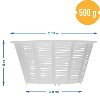 Pyöreä juustomuotti Ø 13 x 7 cm 500 g:lle – photo 4