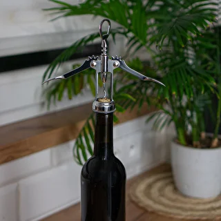 Metallinen korkkiruuvi - perinteinen - hopea – photo 3