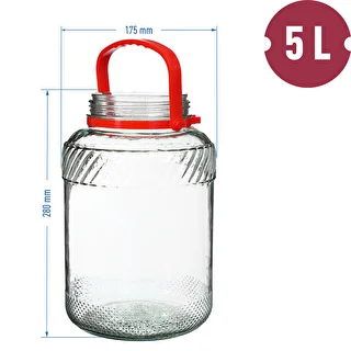 5 L purkki muovikannella – photo 6