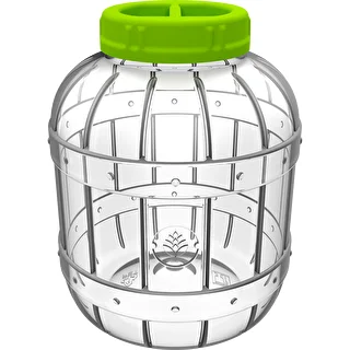 Särkymätön, monikäyttöinen hapatuspurkki + pihdit, 5L – photo 2