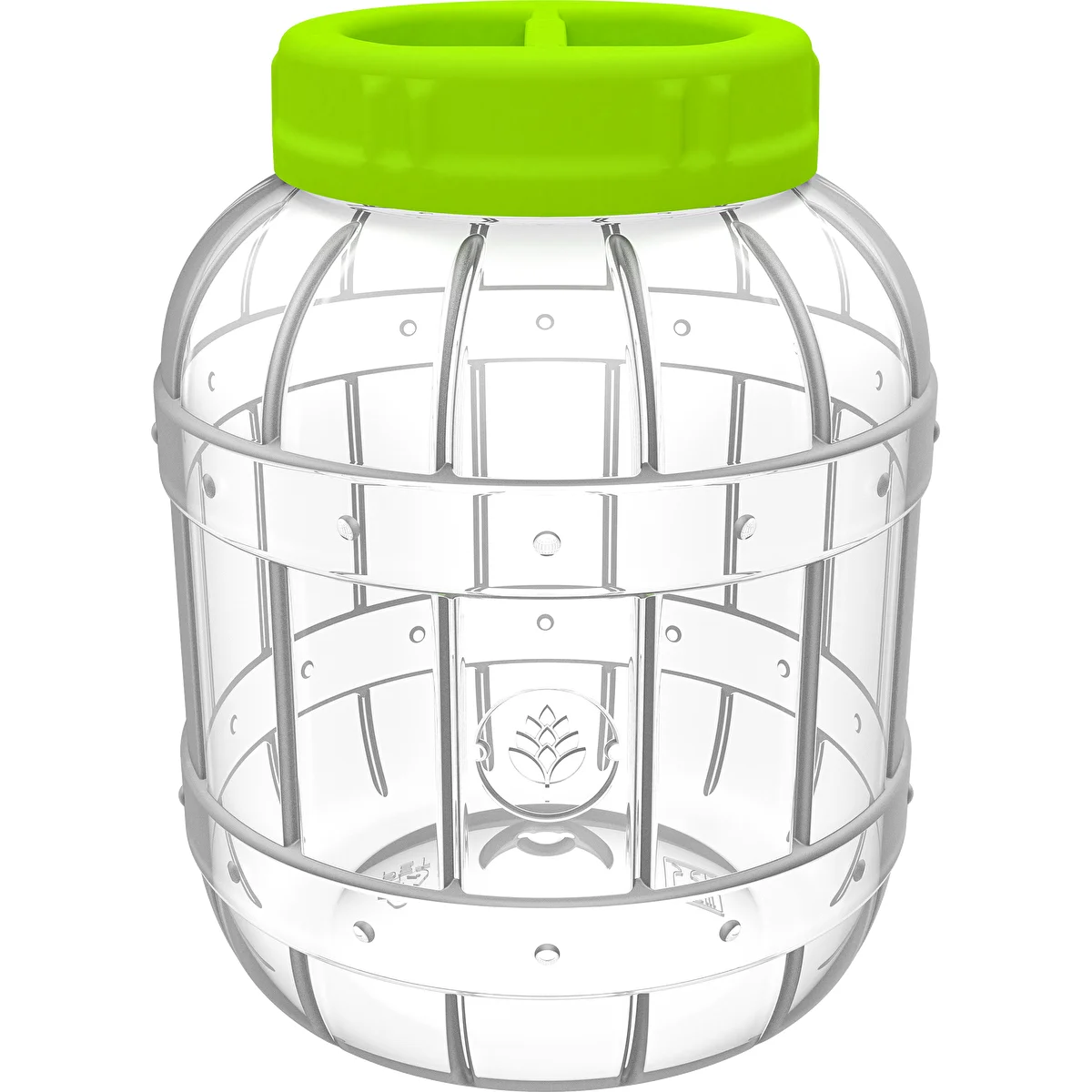 Särkymätön, monikäyttöinen purkki, 3 L