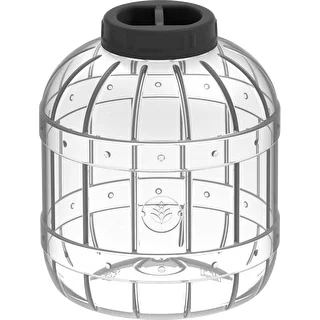 Särkymätön, monikäyttöinen purkki mustalla kannella, 8L – photo 1