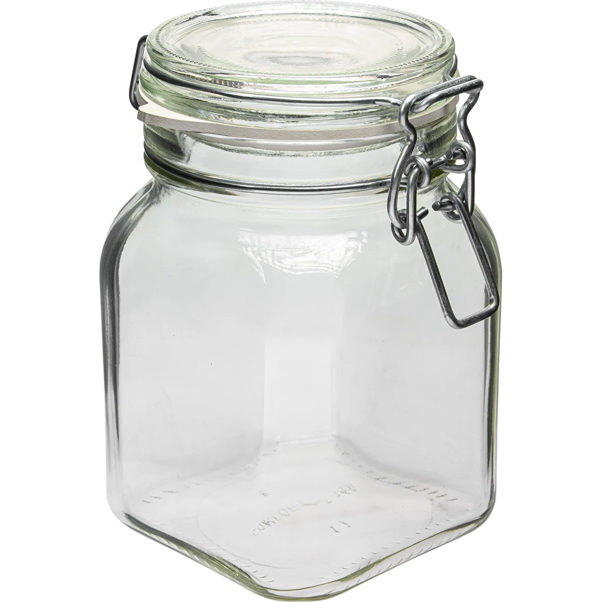 Comfort-purkki 750 ml neliö. ilmatiiviisti suljettava