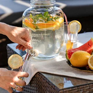 Limonadapurkki hanalla - lasinen, 4 L – photo 7