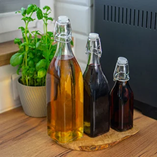 Neliöpullo ilmatiiviillä sulkimella 0,5 L – photo 4