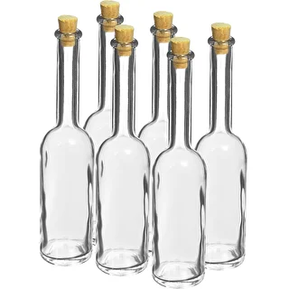 Likööripullo 100 ml 6 kpl + 6 korkkia