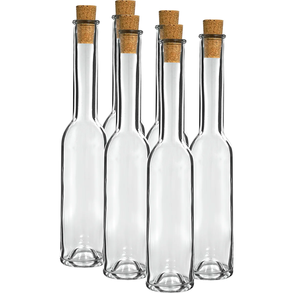 Likööripullo 200 ml 6 kpl + 6 korkkia 23/18