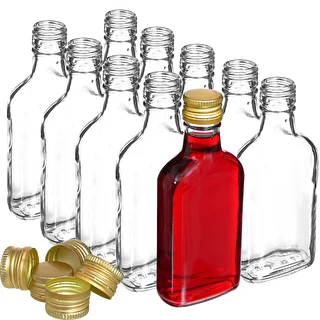 Likööripullo taskumatti kierrekorkilla 200 ml 10 kpl – photo 2