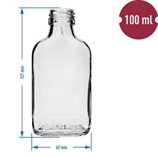 Taskumattityyppinen likööripullo 100 ml 10 kpl – photo 4