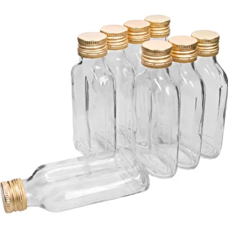 Taskumattipullo likööreille 100 ml + kierrekorkki 8 kpl