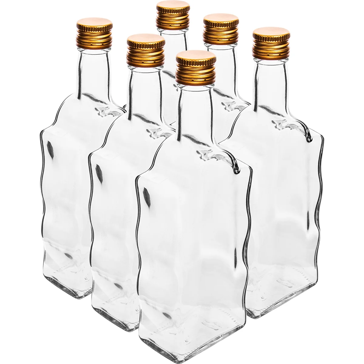 Klasztorna-pullo 500 ml, kierrekorkilla, valkoinen - 6 kpl