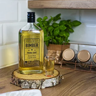 Piersiówka-pullo 500 ml kierrekorkilla, painatus "Bimber PRL", 1 kpl – photo 6