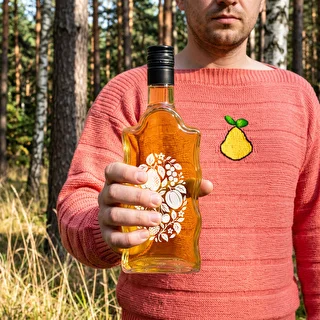 Klasztorna-pullo 500 ml kierrekorkilla ja painatuksella "Hedelmät", kuvio 1 – photo 8