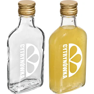 Taskumattimallinen 200 ml pullo kierrekorkilla ja painatuksella „Cytrynówka”, malli 2 – photo 3