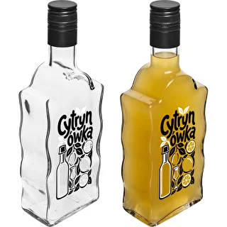 Klasztorna-pullo 500 ml kierrekorkilla ja painatuksella 'Cytrynówka', malli 1 – photo 4