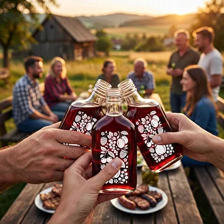 Taskumattipullo 200 ml kierrekorkilla ja ”Hedelmät”-painatuksella, kuvio 2 – photo 6