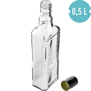 Tynktura-pullo, 500 ml, korkilla – Jouluinen Poro – photo 4