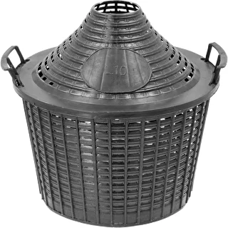 Muovinen puutarhakori, kannella 10 l ballonipullolle – photo 1