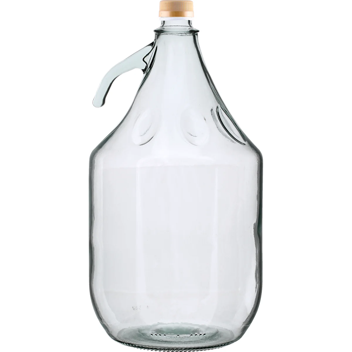 5 L Demijohn korkilla - ilman koria