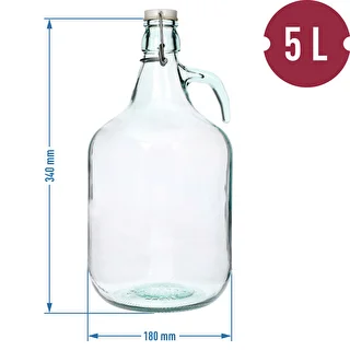 Dama 5L viinipullo lankalukolla – photo 4