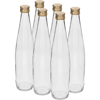 Klubowa-pullo 500 ml kultaisella kierrekorkilla, 6 kpl:n setti – photo 1