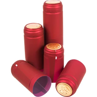 Perforoituja punaisia korkkeja, halkaisija 31 mm, 100 kpl – photo 1