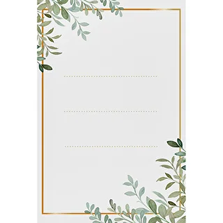 Itsekiinnittyvät etiketit 60 x 90 mm pulloihin, purkkeihin, lahjoihin, kukkakuvio - 20 kpl