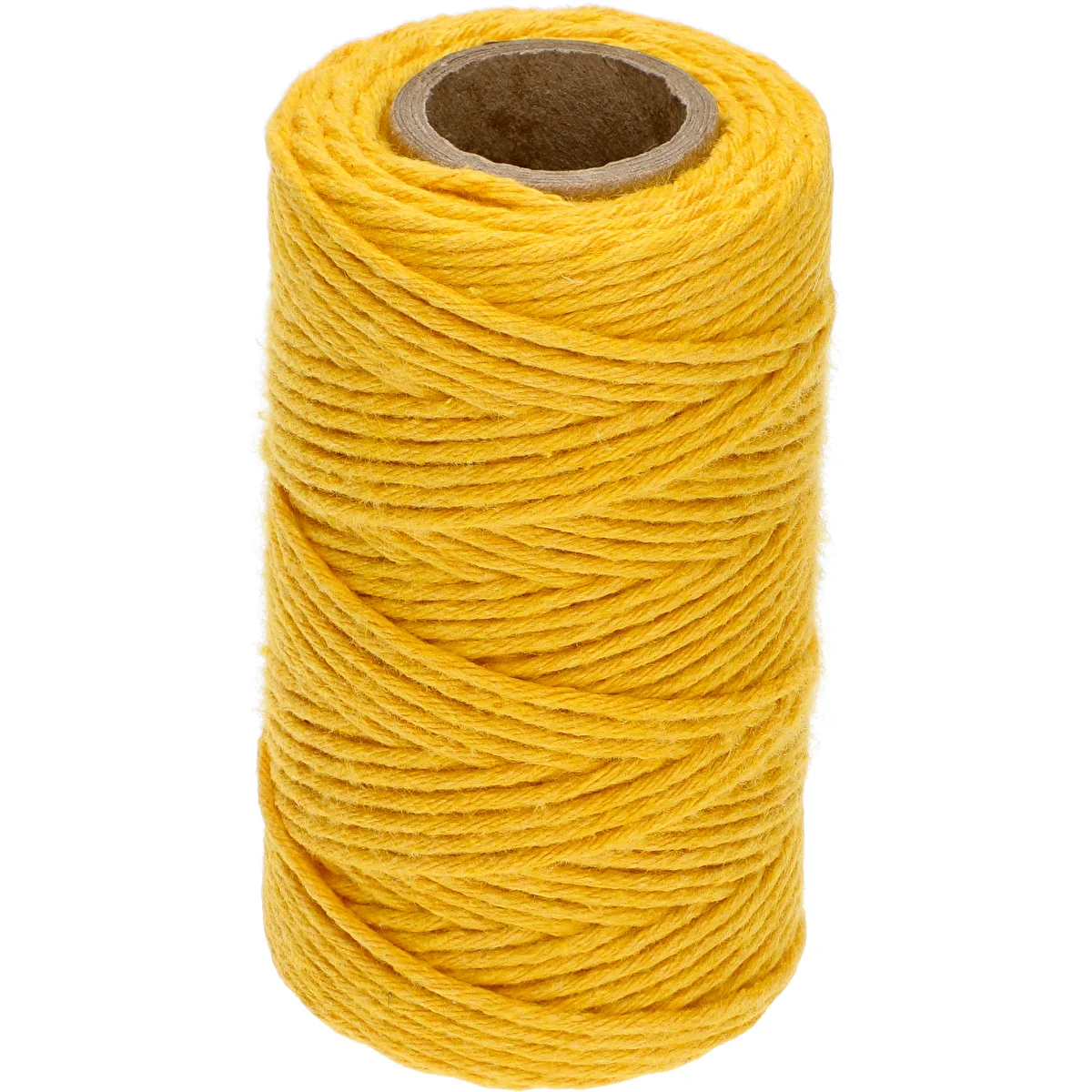 Keltainen puuvillanyöri 2 mm/55 m/100 g