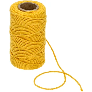 Keltainen puuvillanyöri 2 mm/55 m/100 g – photo 3