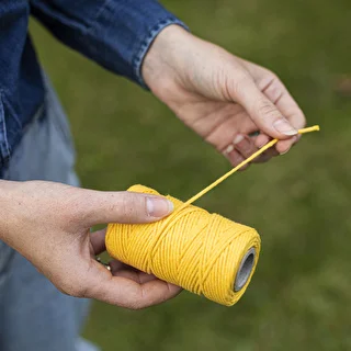 Keltainen puuvillanyöri 2 mm/55 m/100 g – photo 6
