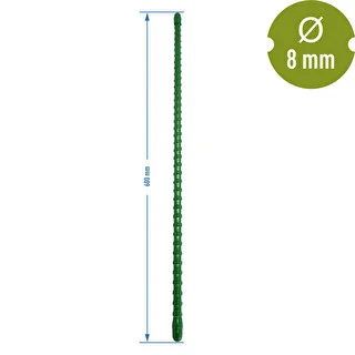 PE-pinnoitettu terästikku 0,6 m x 8 mm – photo 2