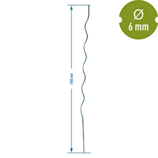 Spiraaliterästikku 1,50m x 6mm – photo 2