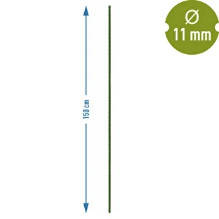 Bioogród puutarhakepit – päällystetty teräs, 1,5 m, fi 11 mm, 10 kpl – photo 3