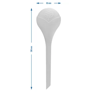 Kasvien kastelupallot, valkoiset puoliläpinäkyvät korkilla, 400 ml, 4 kpl – photo 7