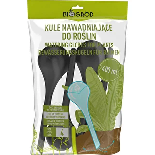 Kasvien kastelupallot, mustat mattapintaiset, 400 ml, 4 kpl – photo 3