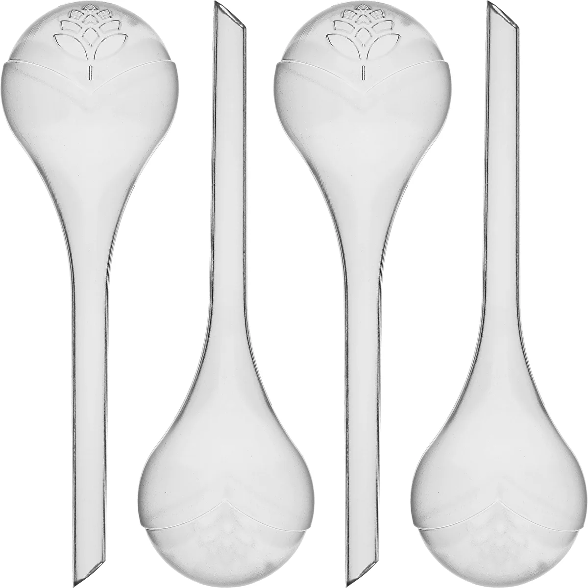 Kastelupallot, läpinäkyvät, 400 ml, 4 kpl