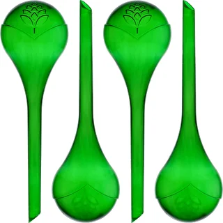 Kastelupallot kasveille, vihreät läpinäkyvät, 400 ml, 4 kpl