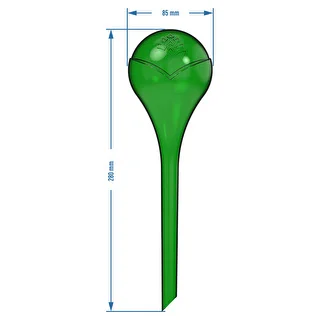 Kastelupallot kasveille, vihreät läpinäkyvät, 400 ml, 4 kpl – photo 5