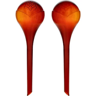 Kasvien kastelupallot, meripihkanväriset läpinäkyvät, 400 ml, 2 kpl – photo 1