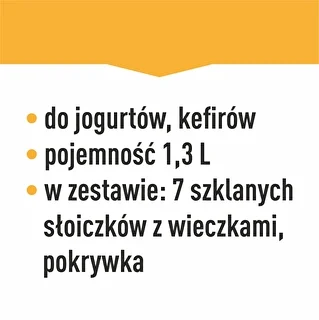 Jogurttikone termostaatilla, 7 purkkia, 1,3 L – photo 19