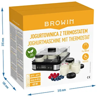 Jogurttikone termostaatilla, 9 purkkia, 1,6 L – photo 12